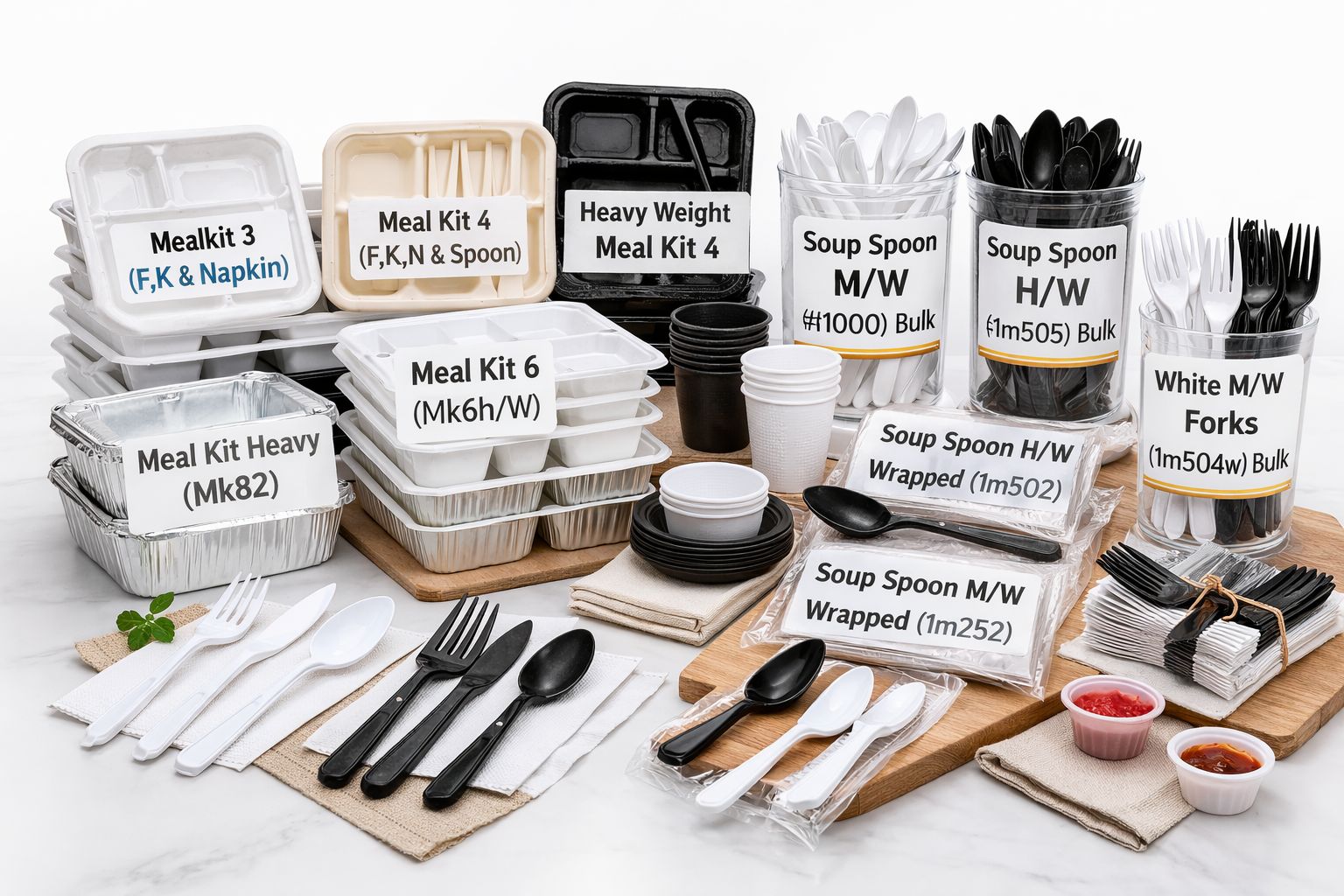 Plastic Cutlery/Kits